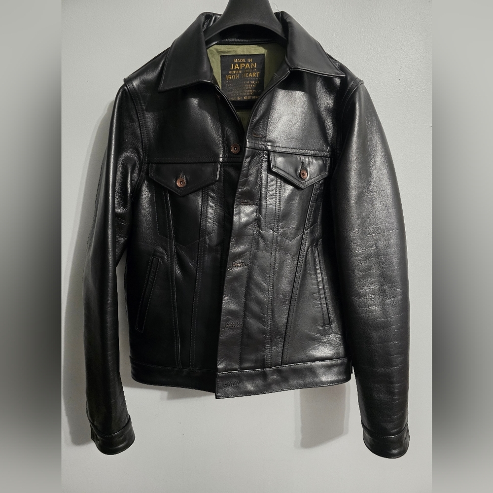 Black Leather Jacket IHJ-64